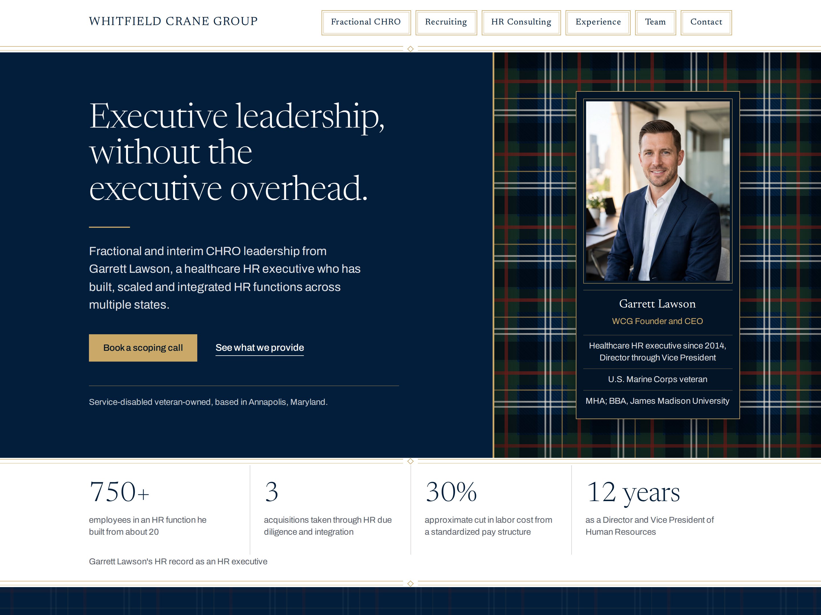 HR consulting firm site