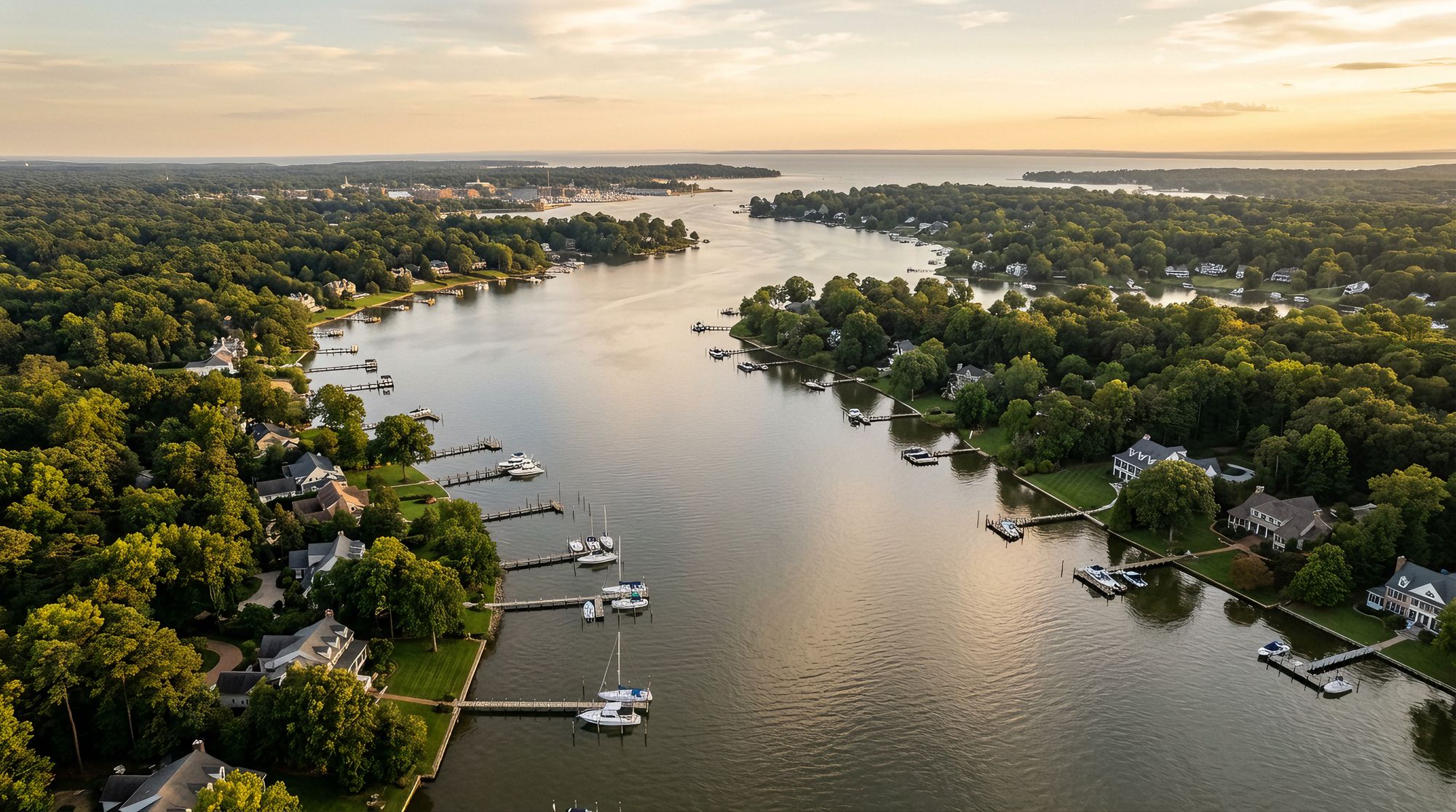 The Severn River from the air